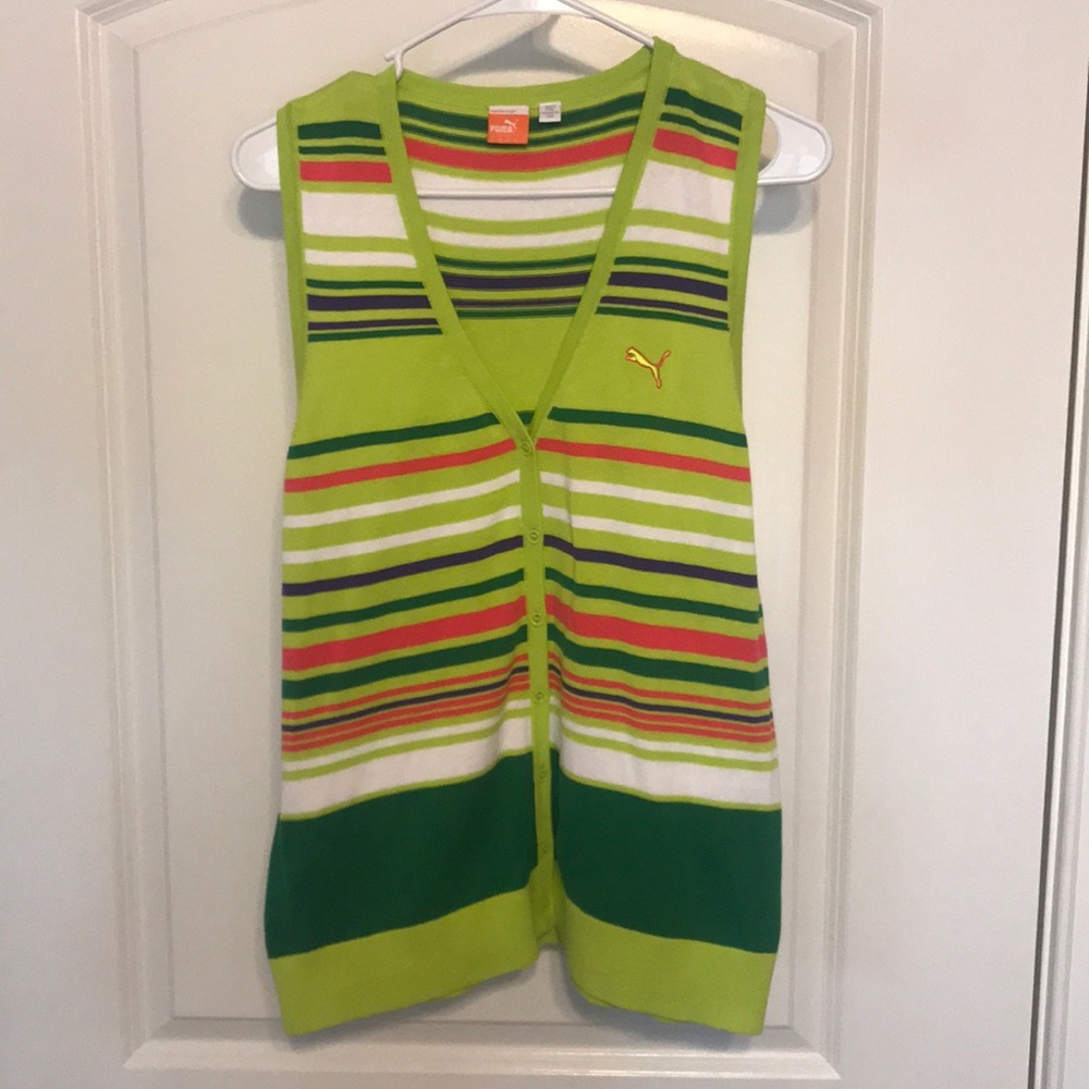 Puma Buttoned Sweater Vest